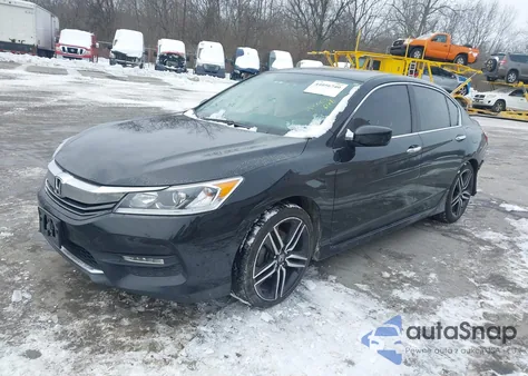 2016 Honda Accord Sport from USA, damaged, VIN 1HGCR2F56GA020387
